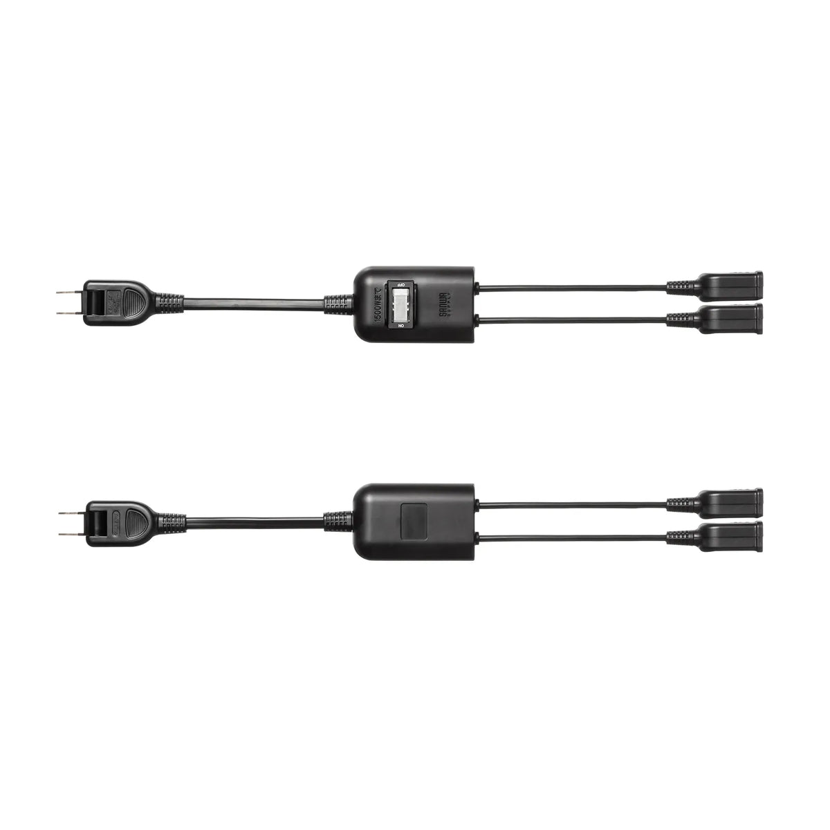Power extension cord with centralized switch TAP-EX2SWBK
