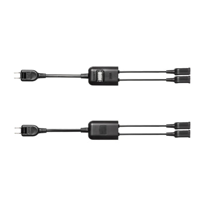 Power extension cord with centralized switch TAP-EX2SWBK
