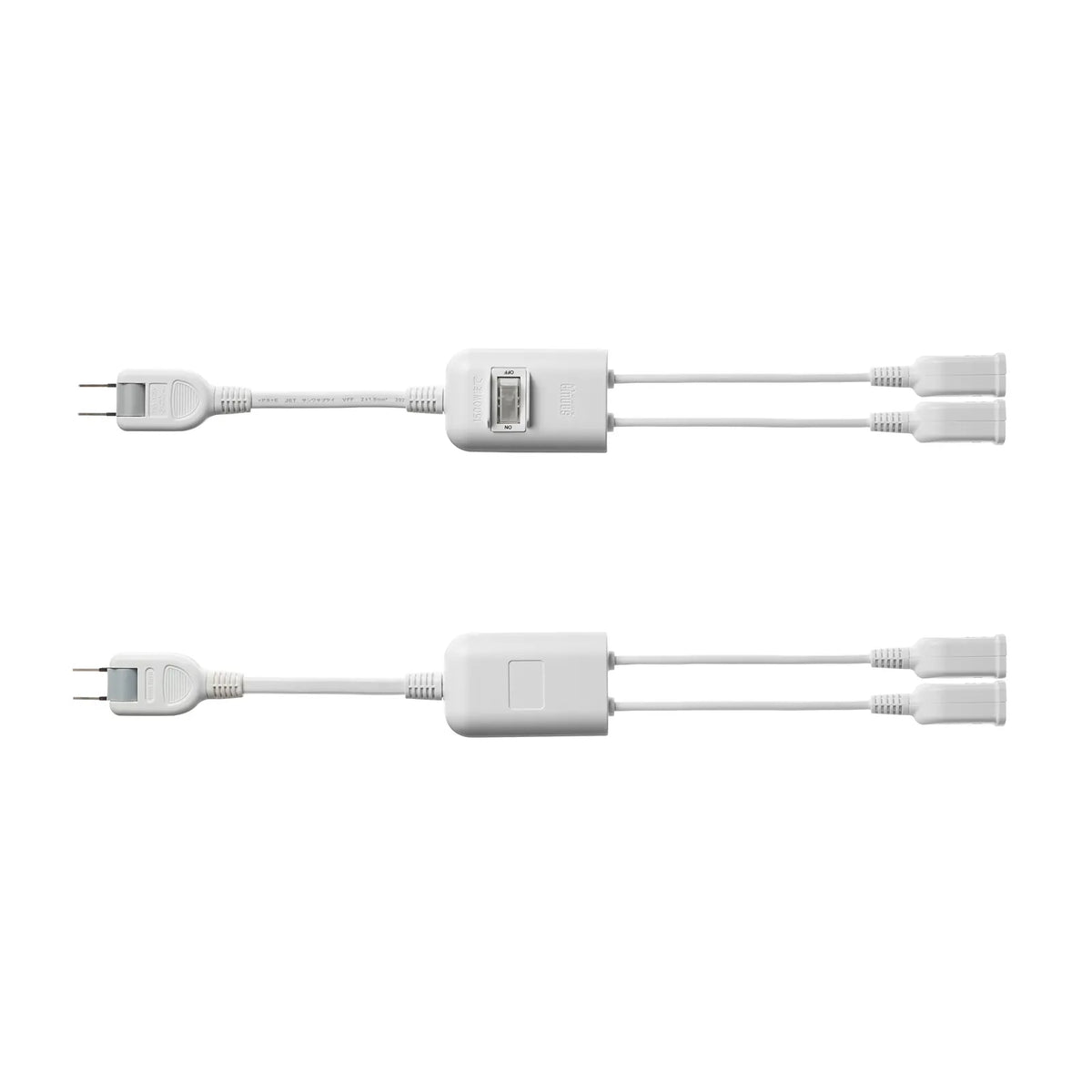 Power extension cord with centralized switch TAP-EX2SWW