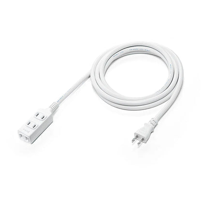 Slim power extension cord TAP-EX34-3WN