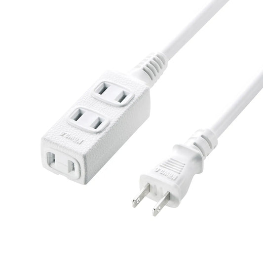 Slim power extension cord TAP-EX34-5WN