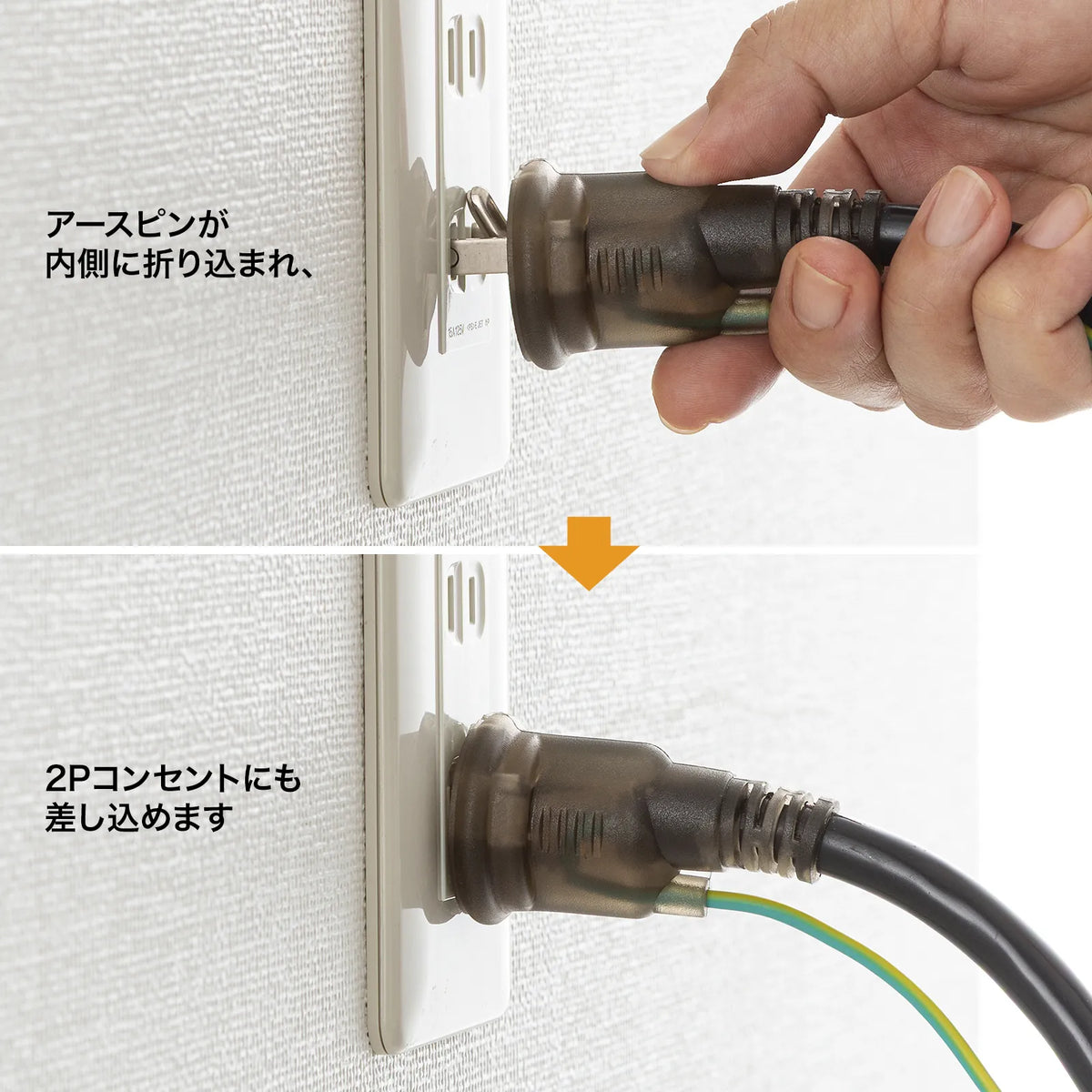 Rainproof Power Extension Cord with 3 Outlets TAP-EX36B-3