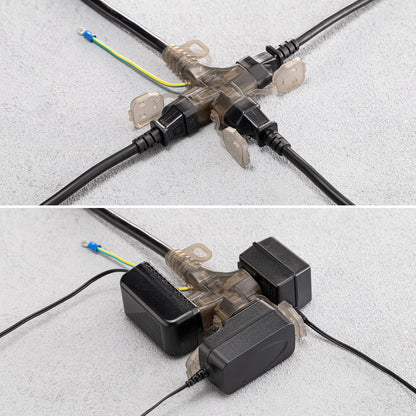 Rainproof Power Extension Cord with 3 Outlets TAP-EX36B-3