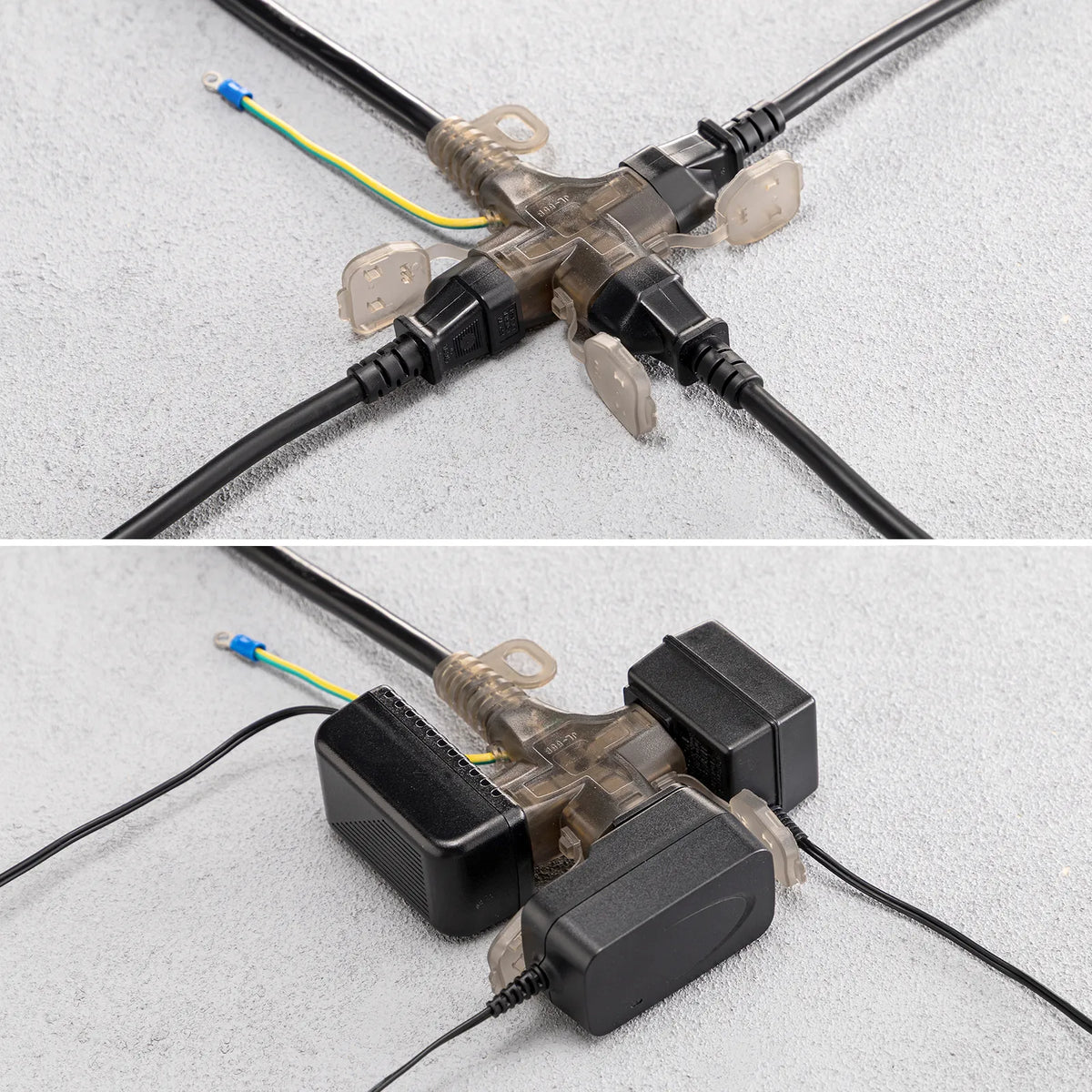 Rainproof Power Extension Cord with 3 Outlets TAP-EX36B-5