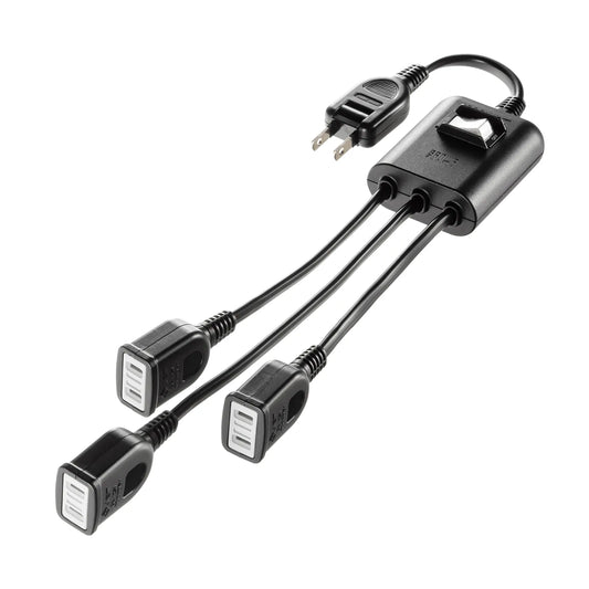一括集中スイッチ付き電源延長コード TAP-EX3SWBK