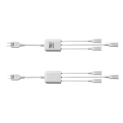 Power extension cord with centralized switch TAP-EX3SWW