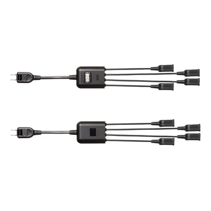 Power extension cord with centralized switch TAP-EX4SWBK