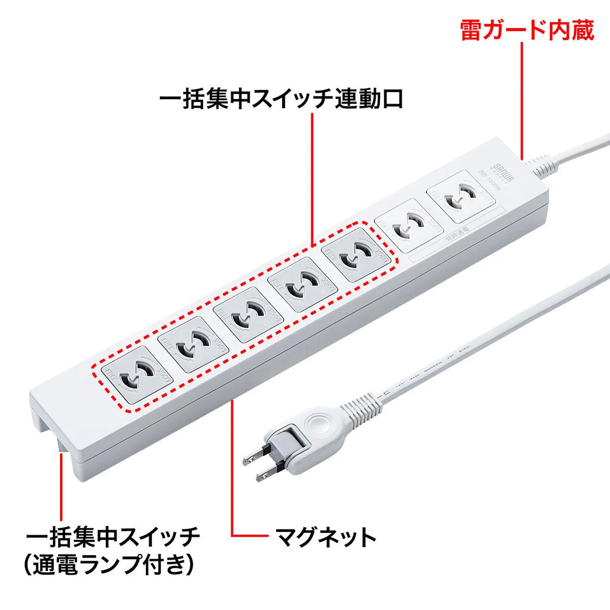 電源タップ TAP-F27-2KP