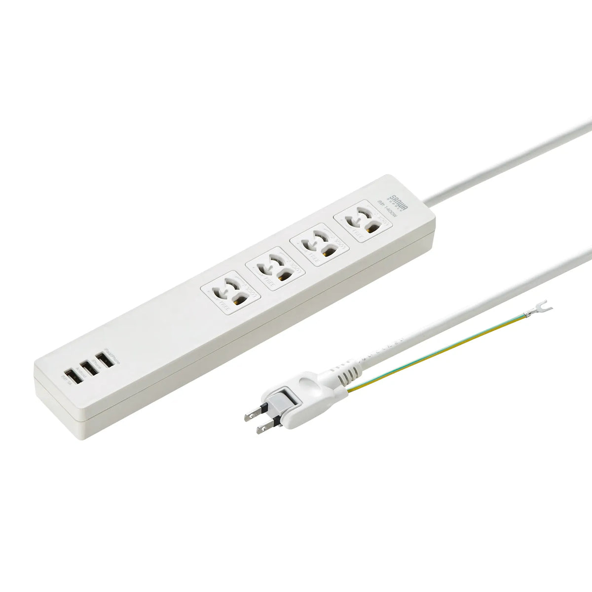 USB充電機能付きタップ TAP-F37U-2