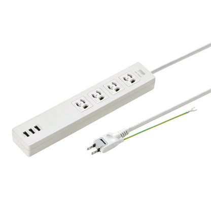 USB充電機能付きタップ TAP-F37U-2
