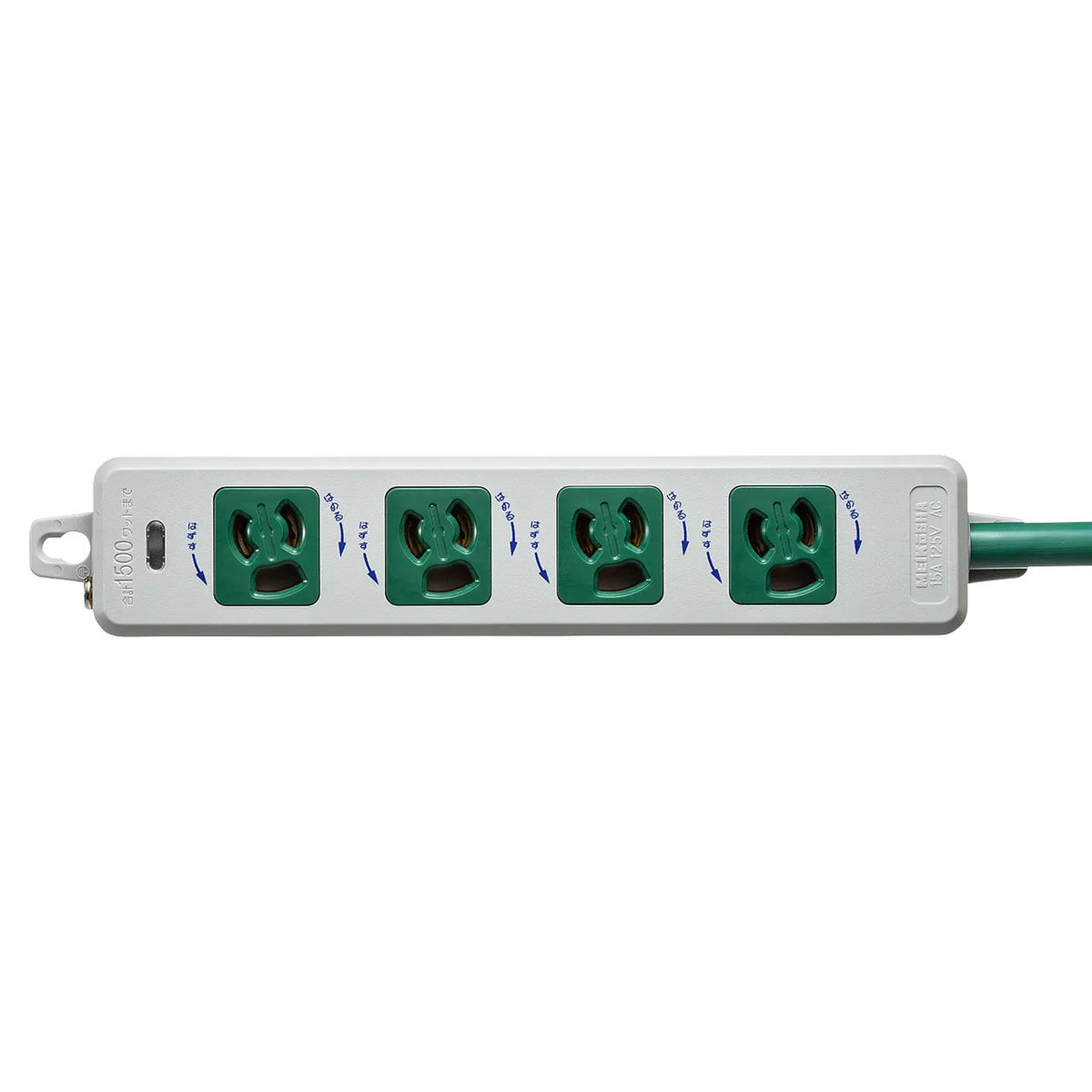 Medical-grade power strip with grounding plug TAP-HPM4-1G
