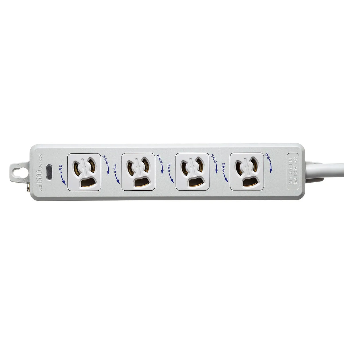 Medical-grade power strip with grounding plug TAP-HPM4-3W