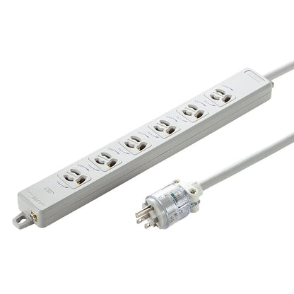 Medical-grade power strip with grounding plug TAP-HPM6-1W