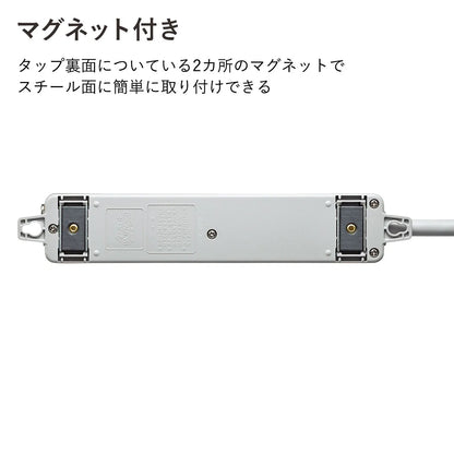 Medical-grade power strip with grounding plug TAP-HPM6-1W
