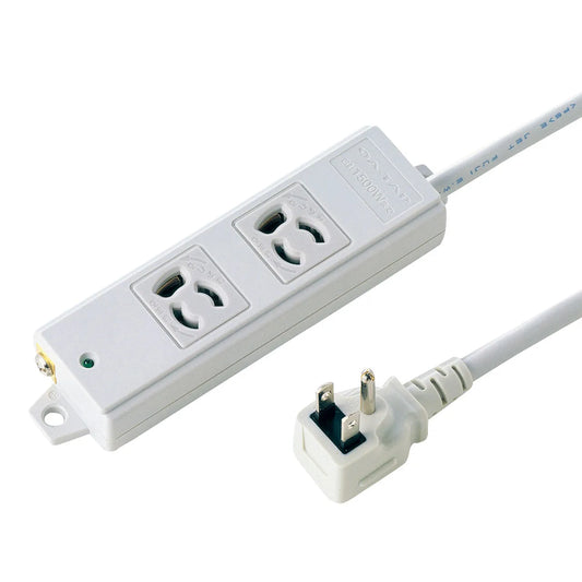Construction site power strip (2 outlets, 5m) TAP-K2L-5