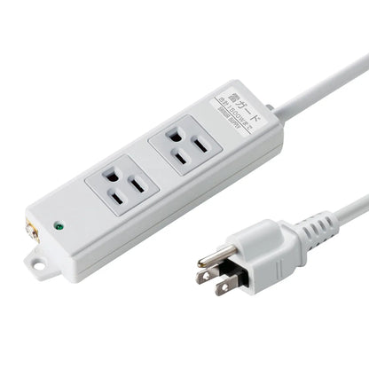 Surge protector power strip for construction sites (3-prong, magnetic, 2 outlets, 3m) TAP-K2NSP-3