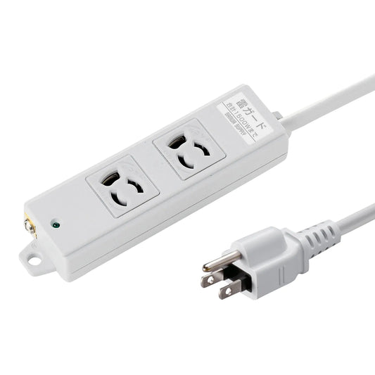 Surge protector power strip for construction sites (3-prong locking mechanism, magnetic, 2 outlets, 3m) TAP-K2SP-3
