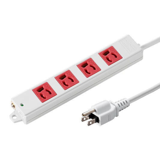 3P, 3m, 4-outlet tap red (for emergency use) TAP-K4-3R