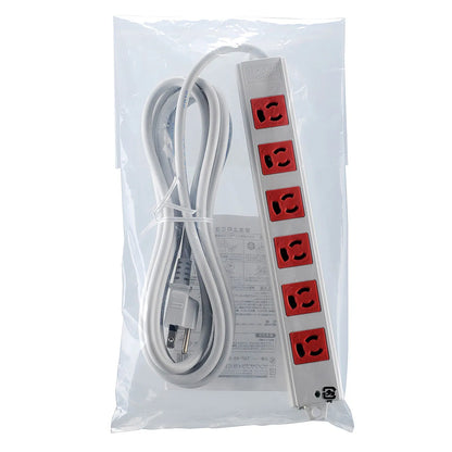 3P, 3m, 6-outlet tap red (for emergency use) TAP-K6-3R