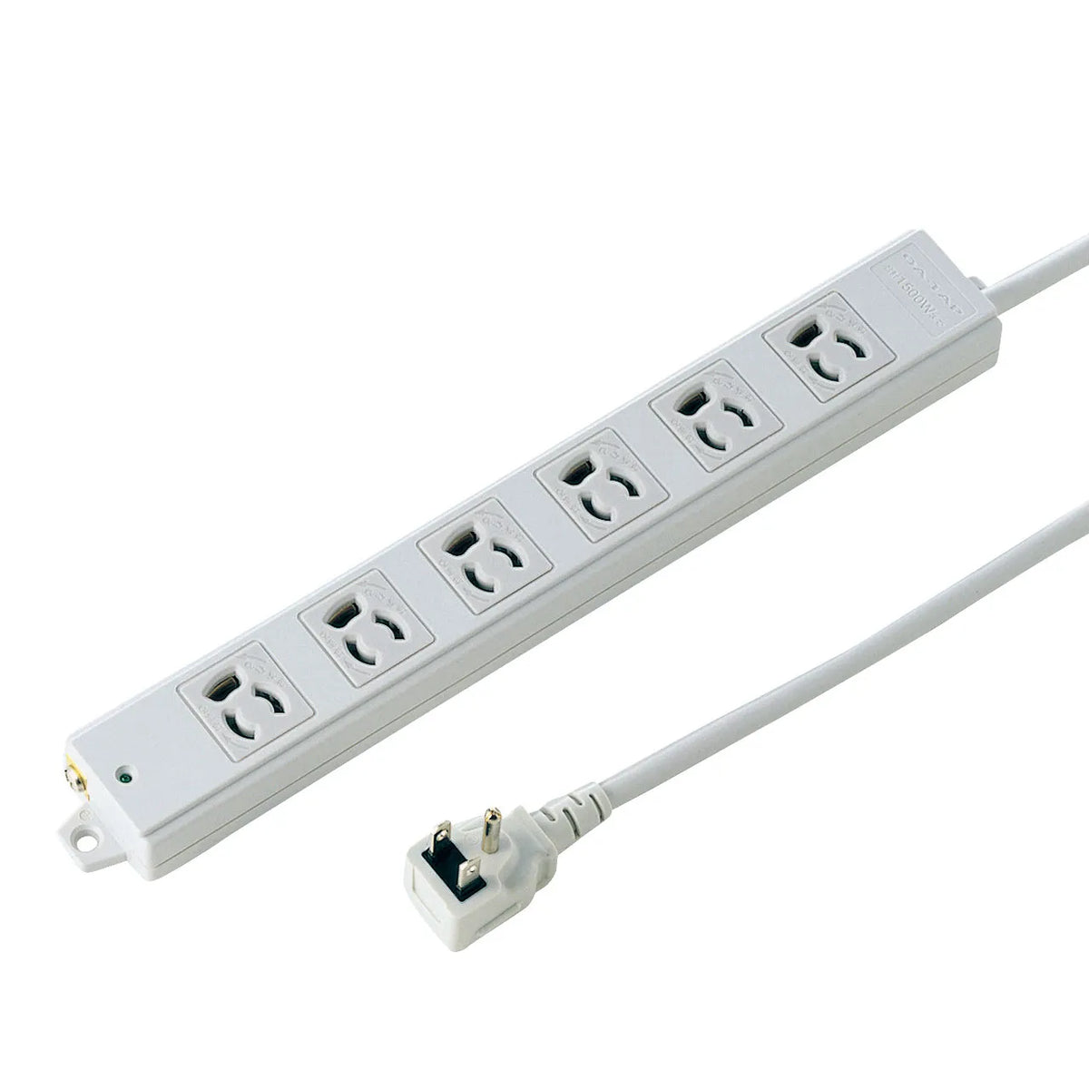 Construction site power strip (6 outlets, 1m) TAP-K6L-1