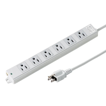 工事物件雷ガードタップ（3P・マグネット付・6個口・3m） TAP-K6NSP-3