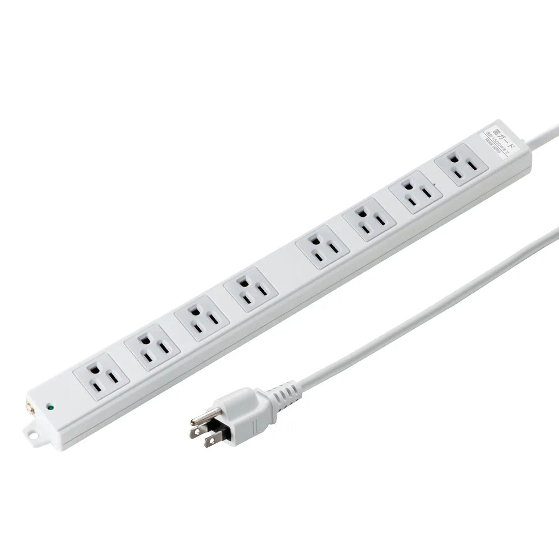 Surge protector power strip for construction sites (3-prong, magnetic, 8 outlets, 3m) TAP-K8NSP-3