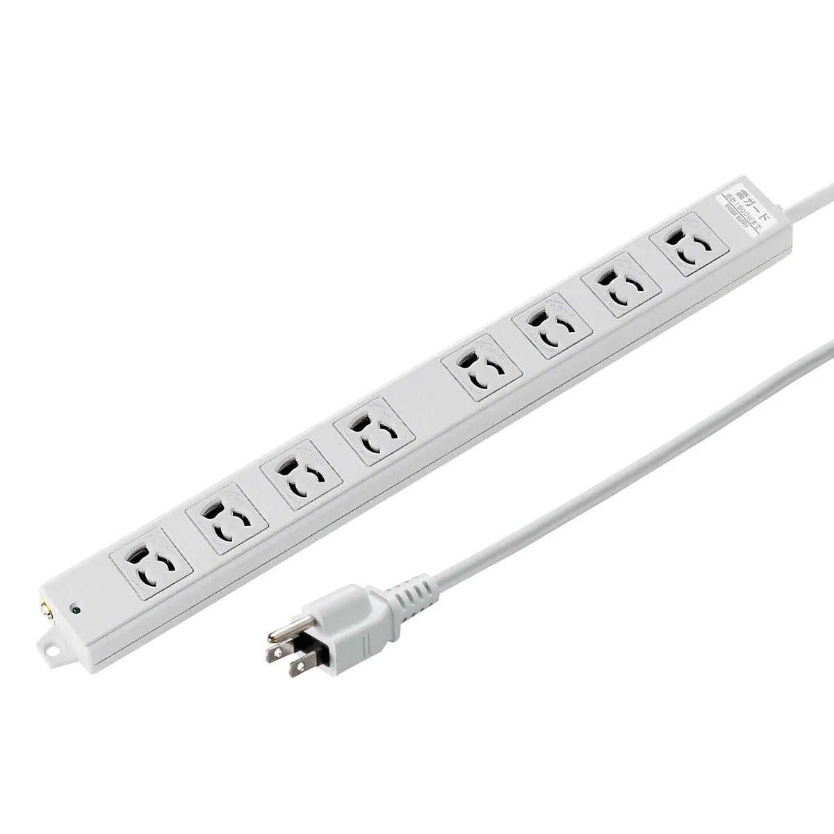 工事物件雷ガードタップ（3P抜け止め・マグネット付・8個口・3m） TAP-K8SP-3