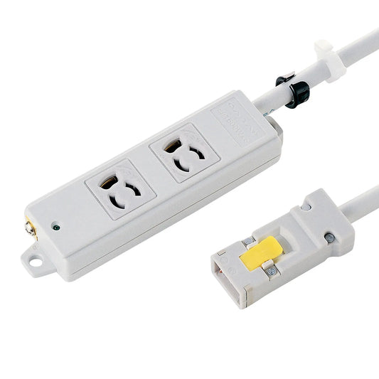 Construction site power strip (2 outlets, 3m) TAP-KH2-3