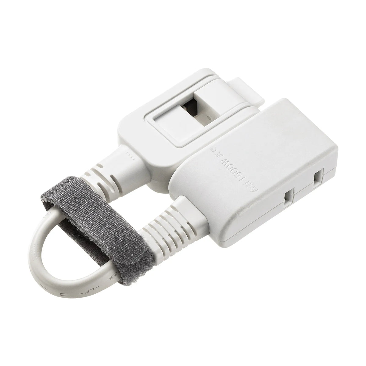 Micro Tap, 2 Outlets, 0.1m, White, TAP-M601W