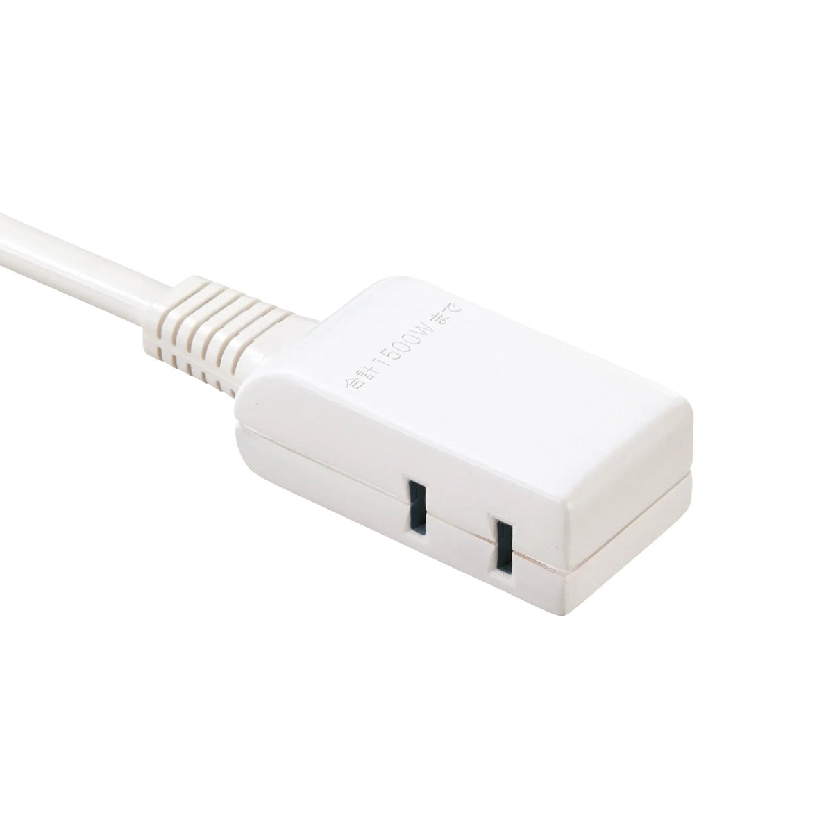 Micro Tap, 2 Outlets, 0.1m, White, TAP-M601W