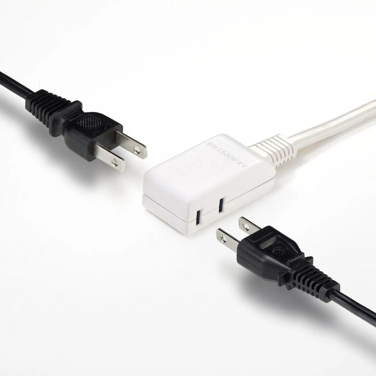 Micro Tap, 2 Outlets, 0.1m, White, TAP-M601W