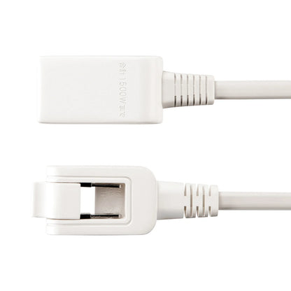 Micro Tap, 2 Outlets, 0.1m, White, TAP-M601W