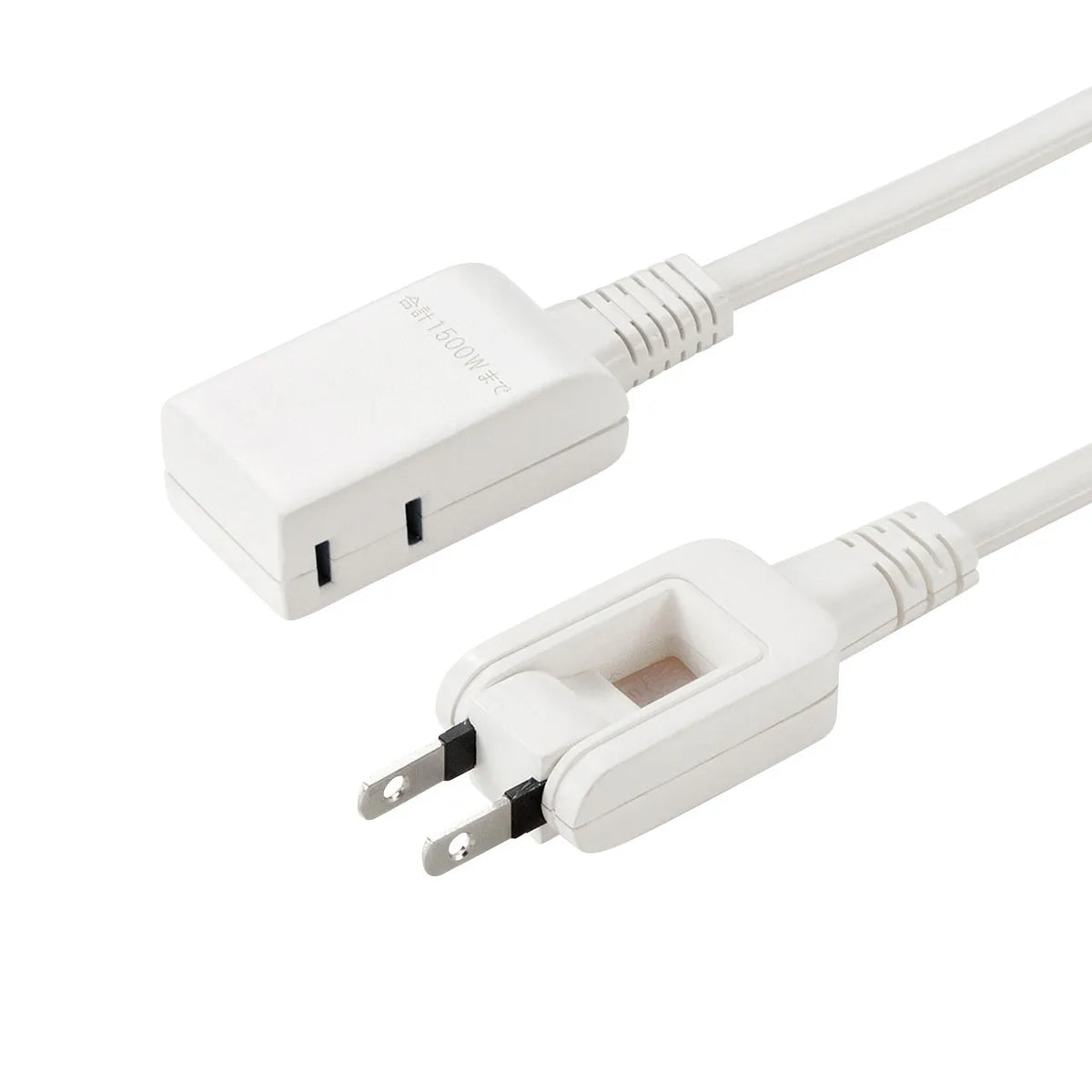 Micro Tap, 2 Outlets, 0.2m, White TAP-M602W