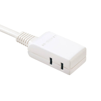 Micro Tap, 2 Outlets, 0.2m, White TAP-M602W
