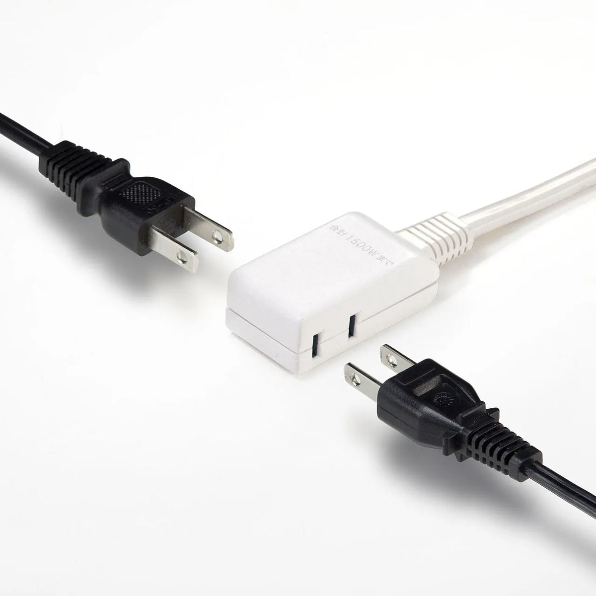 マイクロタップ 2個口 0.5m ホワイト TAP-M605W