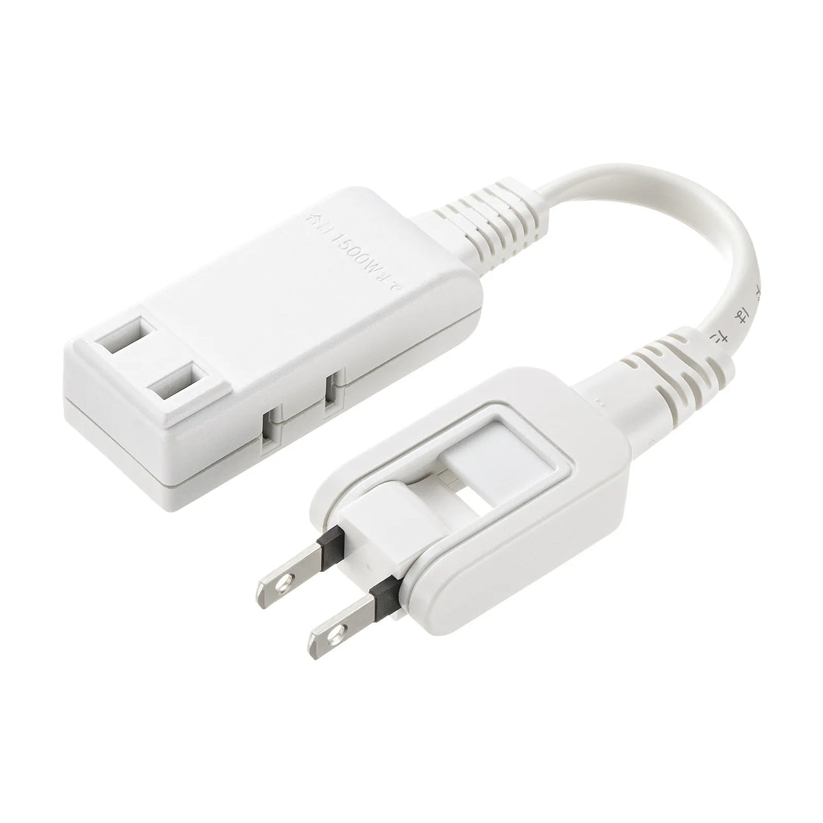 Micro Tap, 3 Outlets, 0.1m, White, TAP-M701W