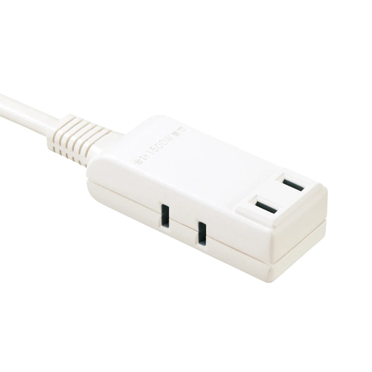 Micro Tap, 3 Outlets, 0.1m, White, TAP-M701W