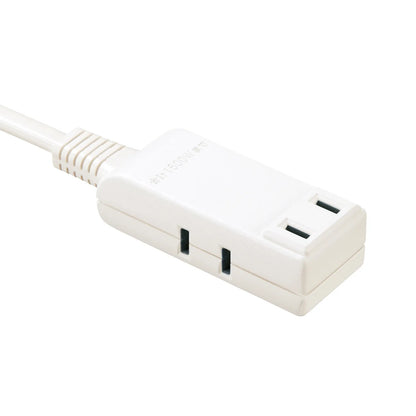 Micro Tap, 3 Outlets, 0.1m, White, TAP-M701W