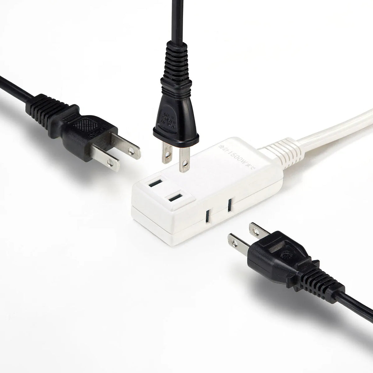Micro Tap, 3 Outlets, 0.2m, White TAP-M702W