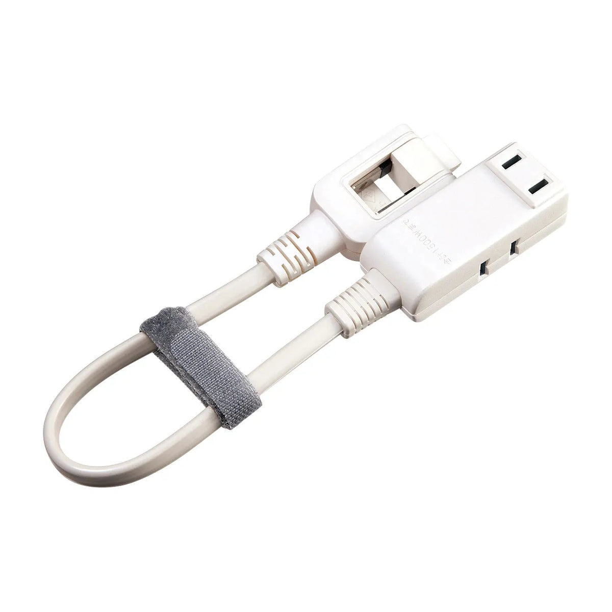 Micro Tap, 3 Outlets, 0.2m, White TAP-M702W