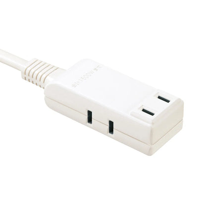 Micro Tap, 3 Outlets, 0.5m, White TAP-M705W