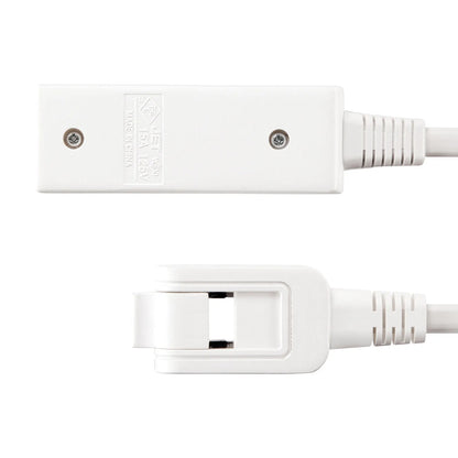 マイクロタップ 4個口 0.1m ホワイト TAP-M801W