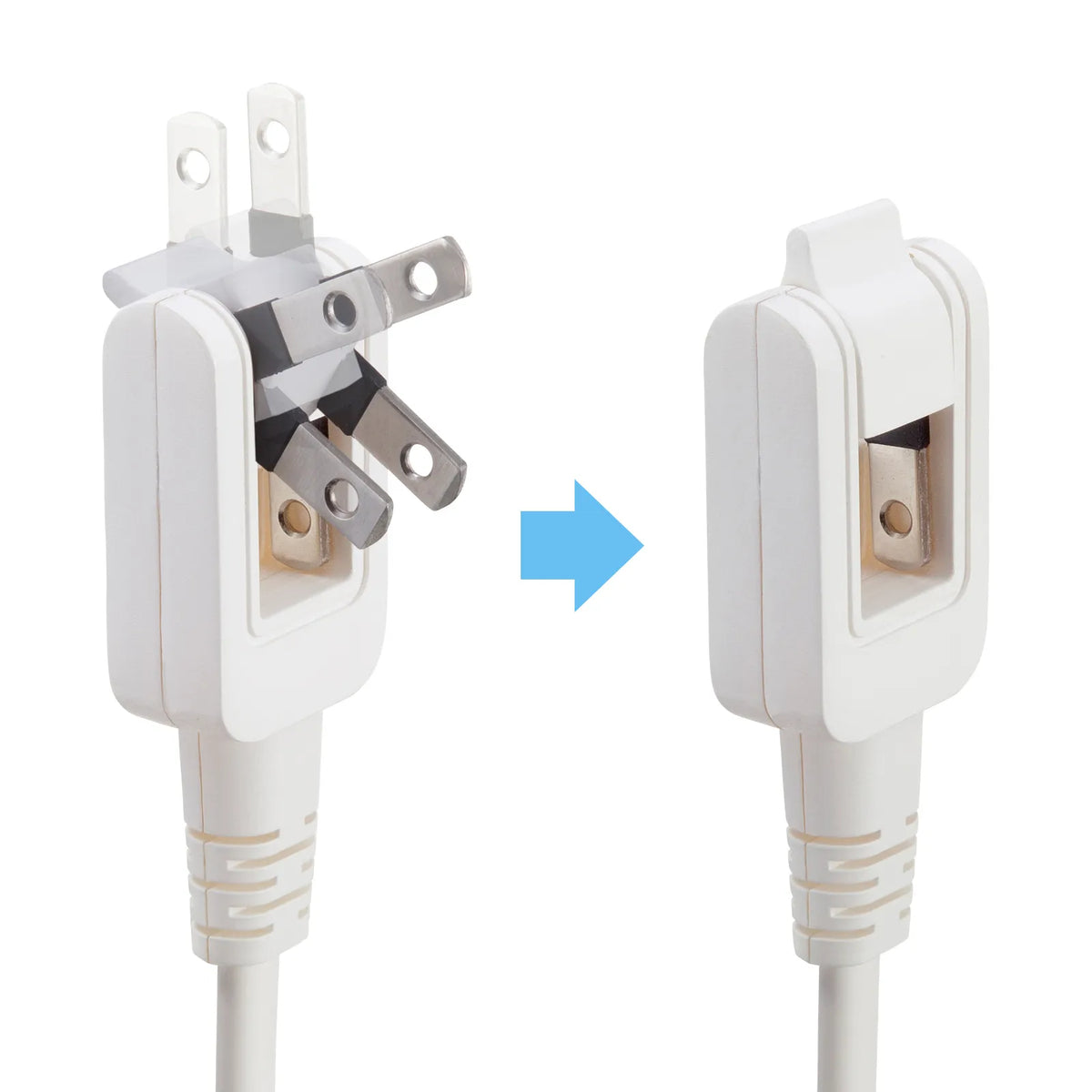 マイクロタップ 4個口 0.1m ホワイト TAP-M801W