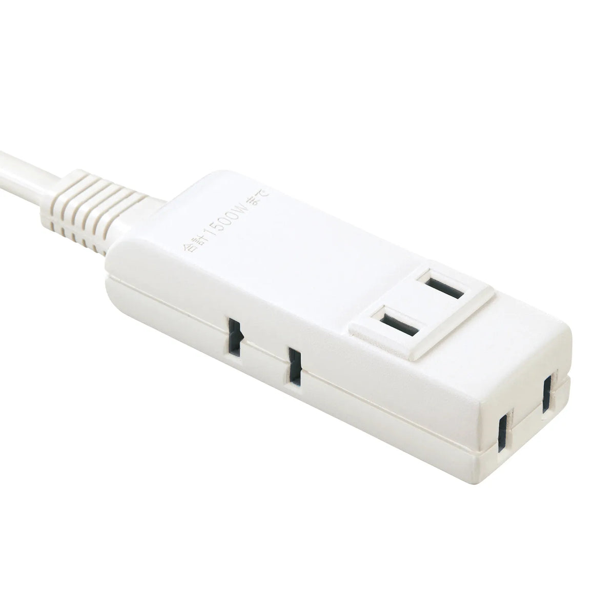 マイクロタップ 4個口 0.1m ホワイト TAP-M801W
