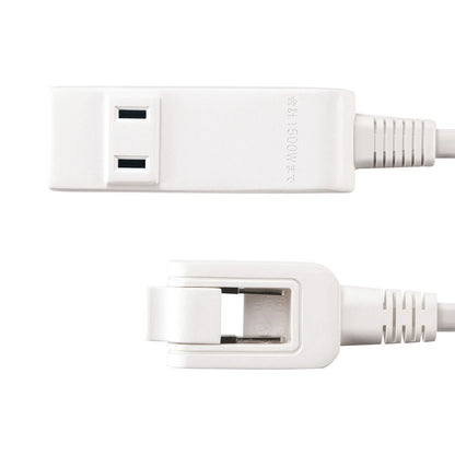 マイクロタップ 4個口 0.1m ホワイト TAP-M801W