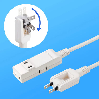 マイクロタップ 4個口 0.2m ホワイト TAP-M802W