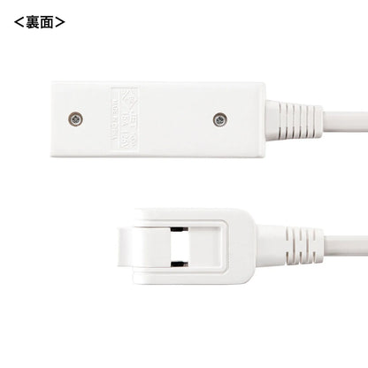 マイクロタップ 4個口 0.2m ホワイト TAP-M802W