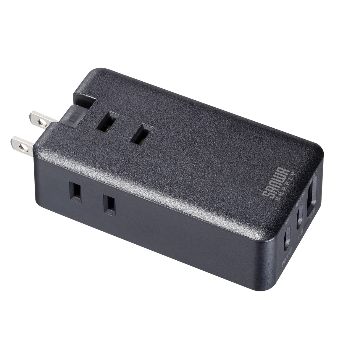 Mobile Power Strip (3 AC outlets + 2 Type-C ports, 1 USB-A port, PD 33W) TAP-MC2A1AC3BK