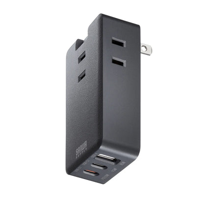 Mobile Power Strip (3 AC outlets + 2 Type-C ports, 1 USB-A port, PD 33W) TAP-MC2A1AC3BK