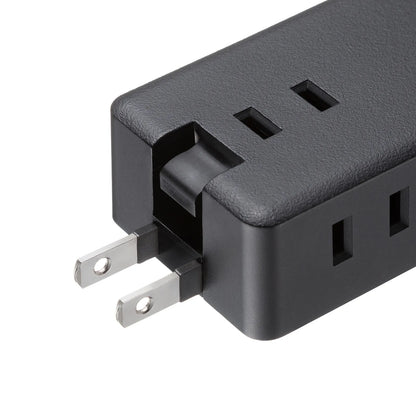 Mobile Power Strip (3 AC outlets + 2 Type-C ports, 1 USB-A port, PD 33W) TAP-MC2A1AC3BK